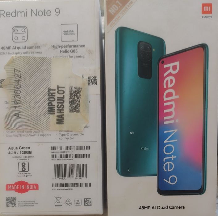 Redmi Note 9 48MP AI Quad Camera