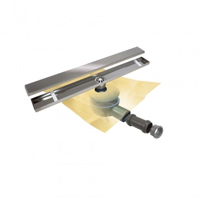 Rigola Dus - Kit rigola Basic Duo 70 + 3mp membrana hidroizolatie