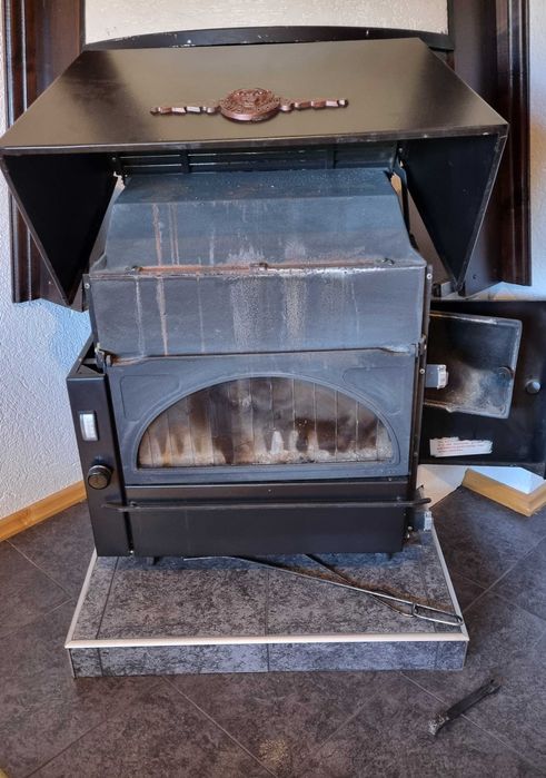 Камина / Печка на дърва с водна риза Алфа Плам 11kw