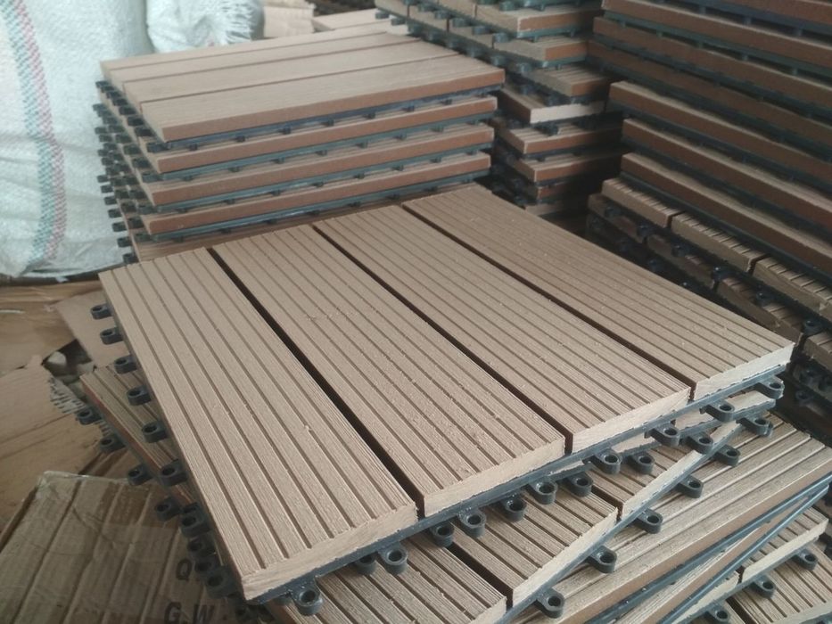 Террасная доска. Брусчатка, садовый паркет из ДПК "TAXTPLAST". Бў