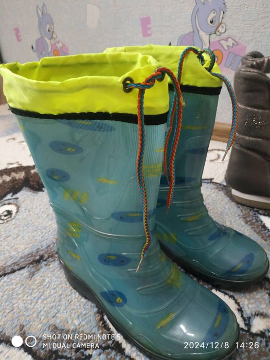 Резиновые сапоги утепленные