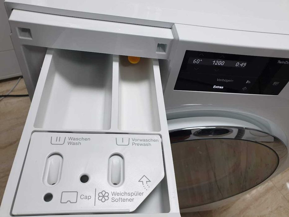 Miele 1600rpm 9кг Wi-Fi TwinDos Пералня Миеле 12м Гаранция