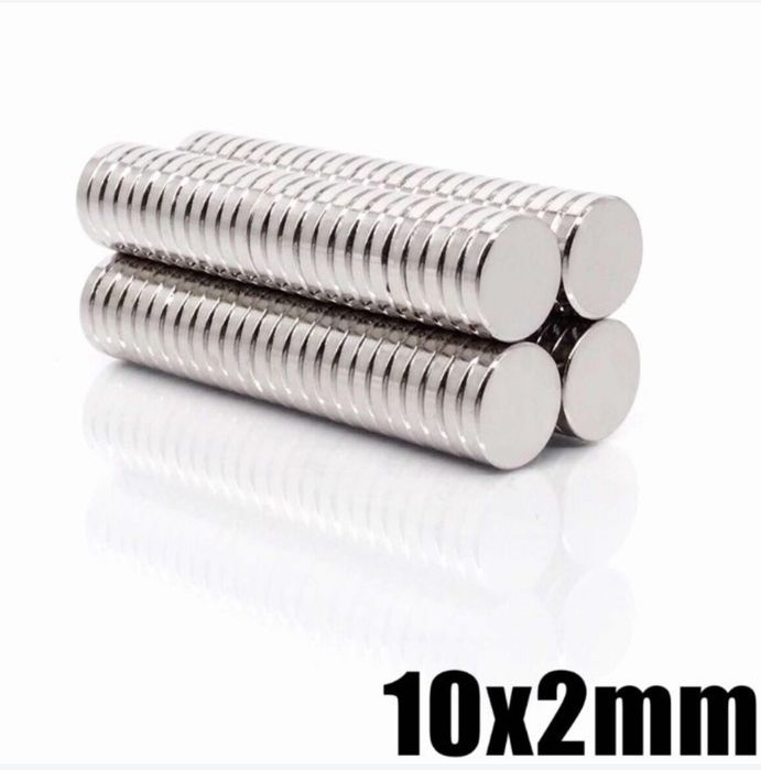 Магнит неодимовый 10 х 2 мм