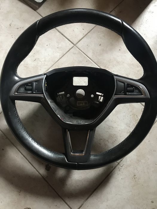 Volan Skoda Rapid piele cu comenzi