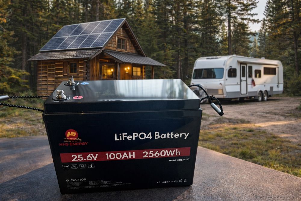 Baterie lifepo4 24v 100Ah cu bluetooth