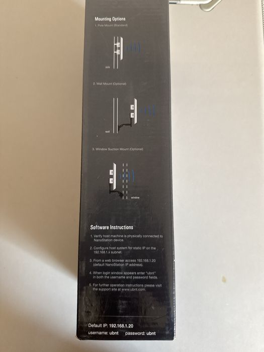 NanoStation Wi-fi router 1 kmgacha tarqatib berad wifini