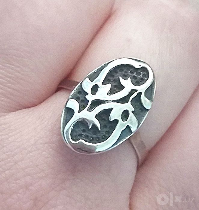 Кольцо серебро 925