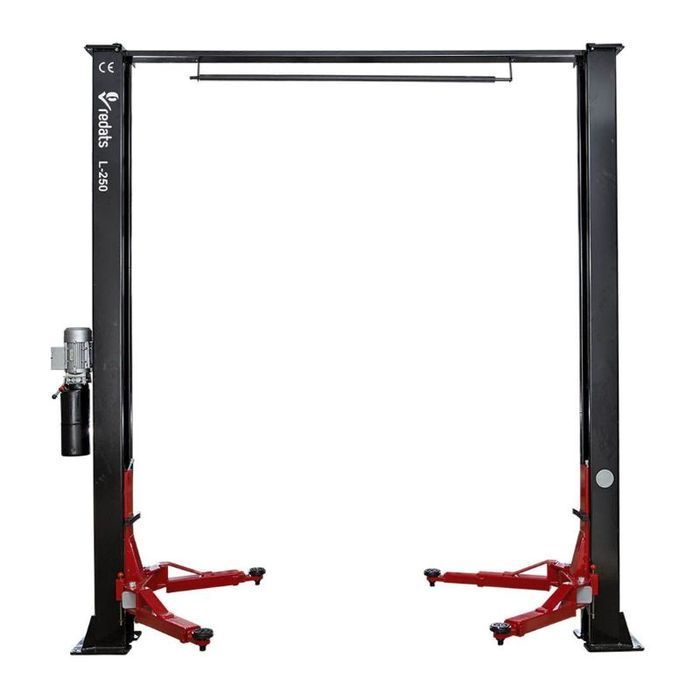 Elevator auto cu 2 coloane 4t 380v cu traversa pe sus, manual