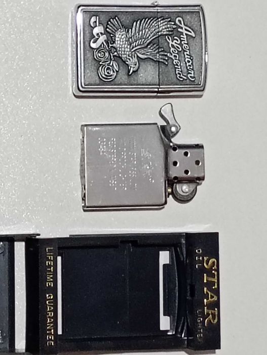 2 запалки Zippo + Калъфчета за колан