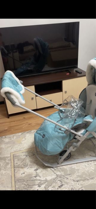 Санки-коляски зимние