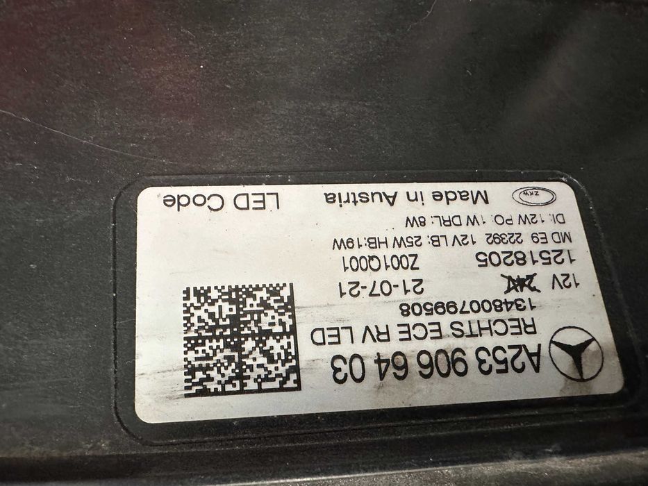 фарове фар десен Mercedes GLC W253 Facelift far Мерцедес ГЛЦ 253 Фейс