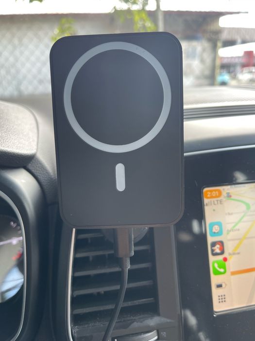 !!!Промоция!!!Magsafe безжично зарядно и стойка за кола + БОНУС КАБЕЛ