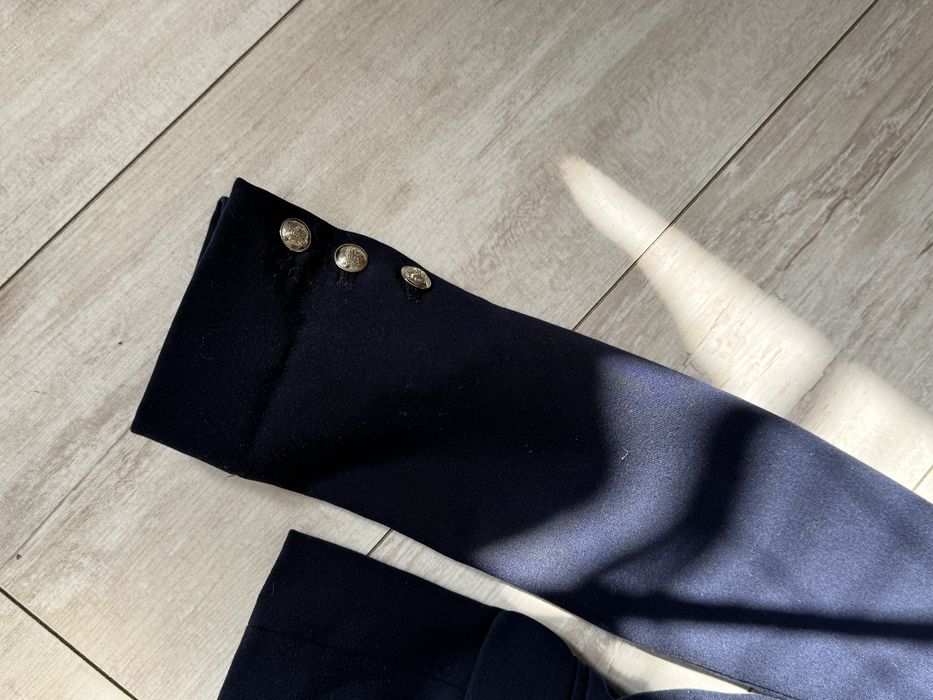 Темно-синий пиджак Mango