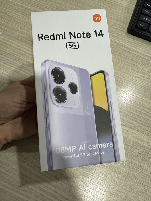 Xiaomi Redmi Note 14, 8GB RAM, 256GB, 5G, Coral Green, NOU/Sigilat!!!