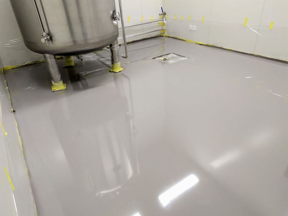 Наливные полимерные полы Бесшовные покрытия.