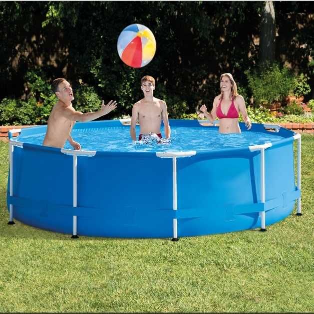 Piscina Familie Copii Rotunda Cadru Metal 305x76cm LivratGRATUIT AR BC