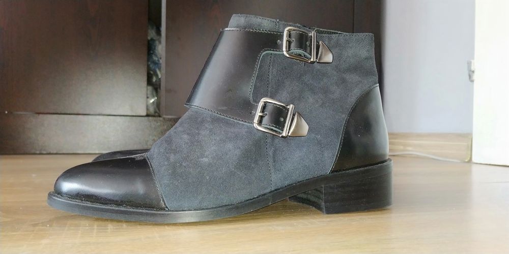 Дамски боти естествена кожа