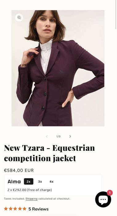 Марково сако ново-НЕ е носено закупено от бутик  за 584€