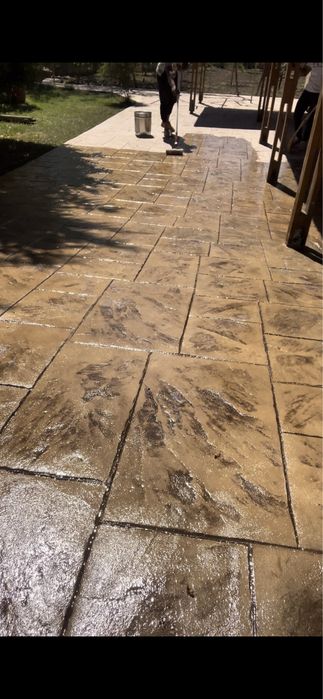 Шлайфан бетон щампован бетон