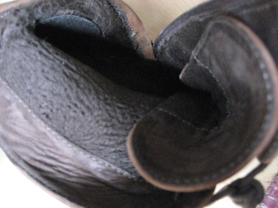 Топли боти , натурална кожа