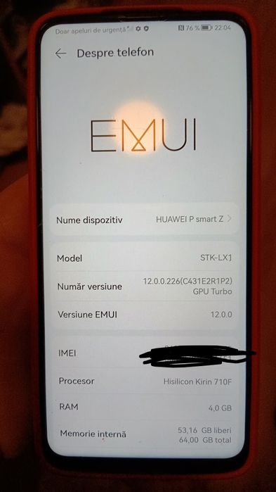 Huawei P smart Z – stare foarte bună – 4GB RAM / 64GB