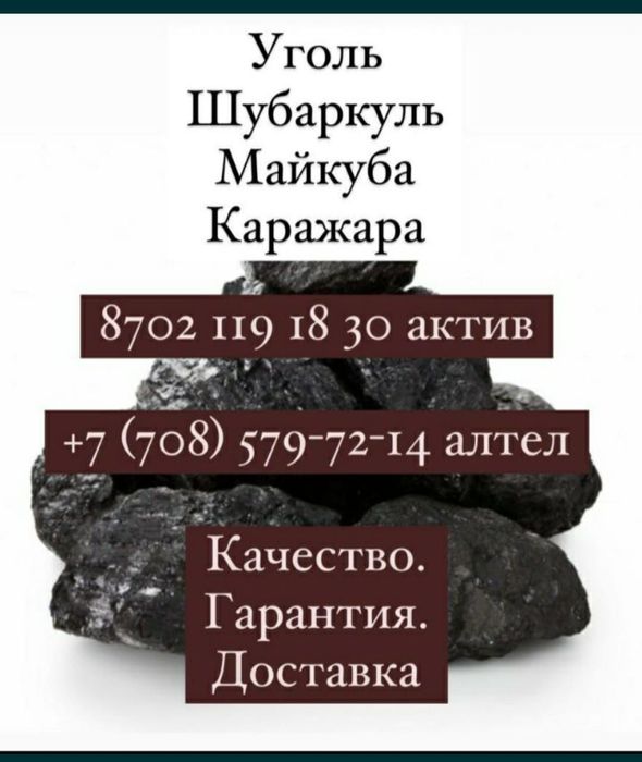 Шубаркуль,Каражара,Майкуба уголь.Доставка..