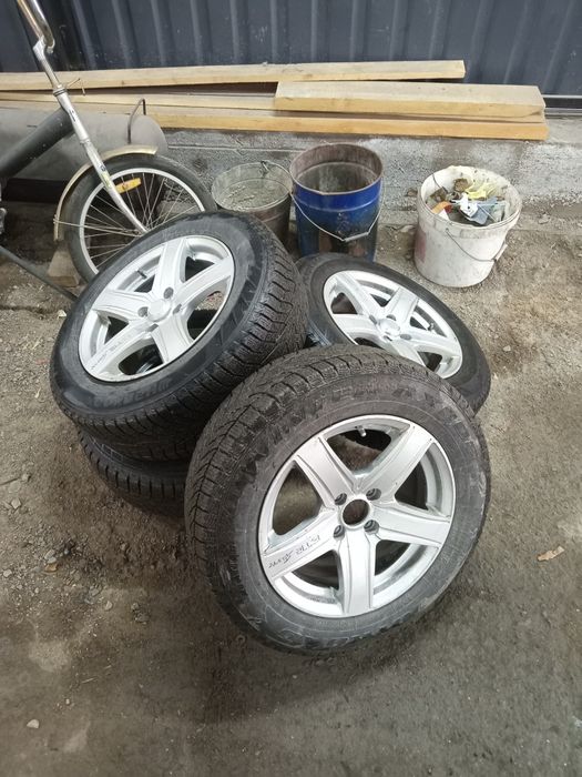 Титановые диски на зимней резине