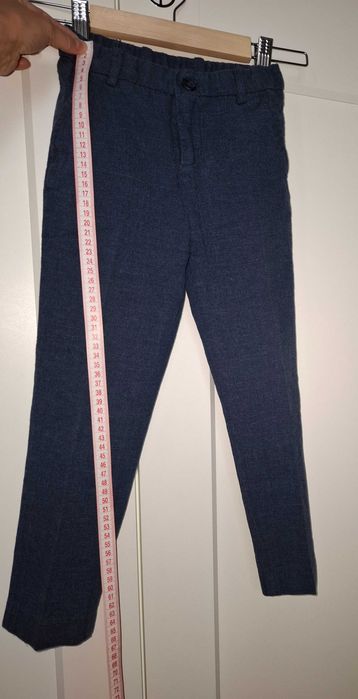 Сако за момче ръст 116см елегантен блейзър, панталон и бяла риза h&m