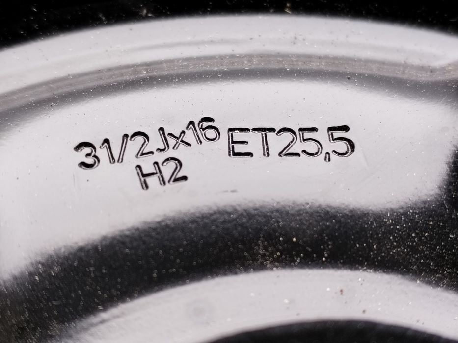 Roată Rezervă Slim Subțire 125 70 R16  Vw Golf 7,6,5 Seat Leon, Skoda