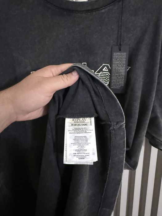 Tricou Replay L original nou cu eticheta
