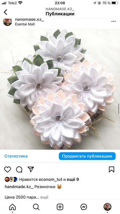 Резинки, подарки для девочек