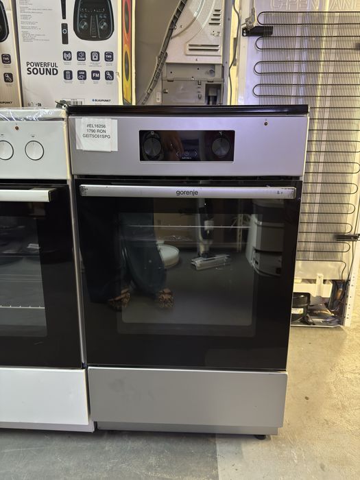 Aragaz electric 50cm Gorenje GEIT5C61SPG cu plită cu inducție