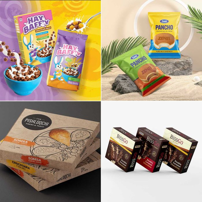 Professional dizayn xizmatilari: Branding, Package, Poligrafiya.