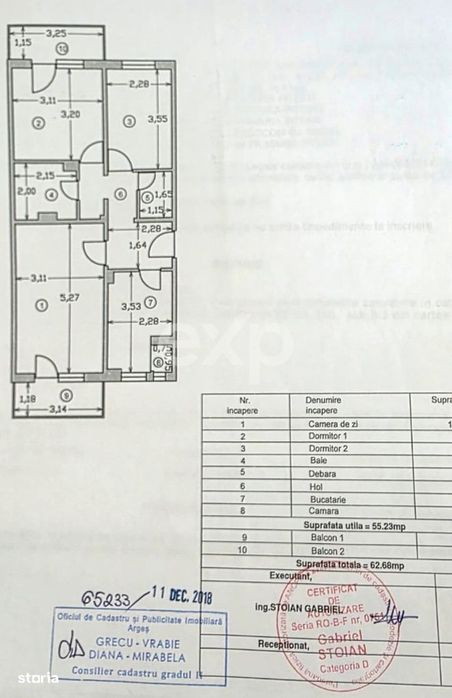 Apartament 3 camere Eremia Grigorescu