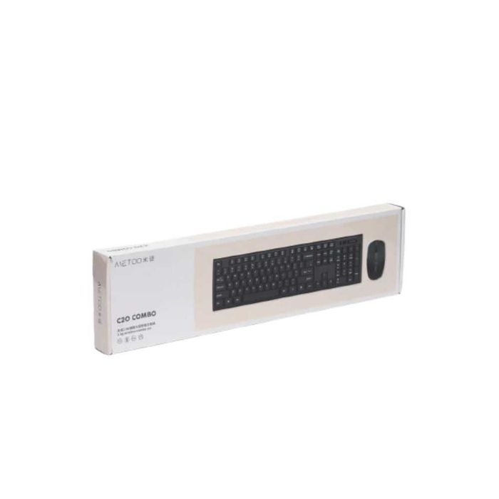Клавиатура + Мышь METOO / C20 Combo / Беспроводной / Белый