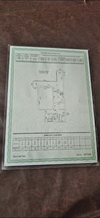 Продаётся 1.комнатние 54.65 кв.м