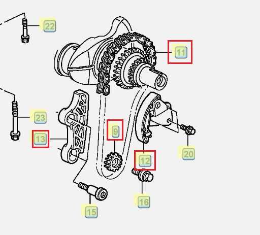Ангренажен комплект за Honda с R20 двигател - ОРИГИНАЛ ХОНДА