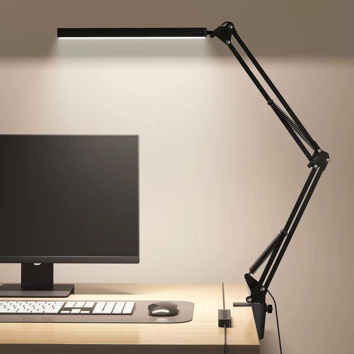 Stol LED lampasi Настольная LED лампа на струбцине