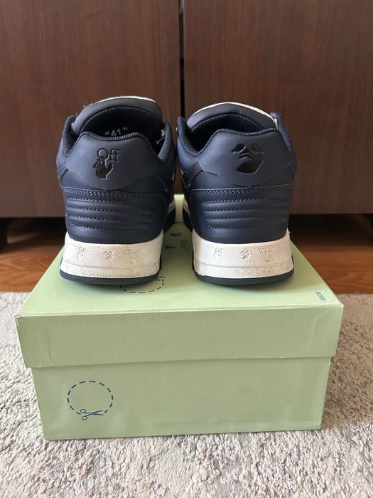 off white out of office navy blue