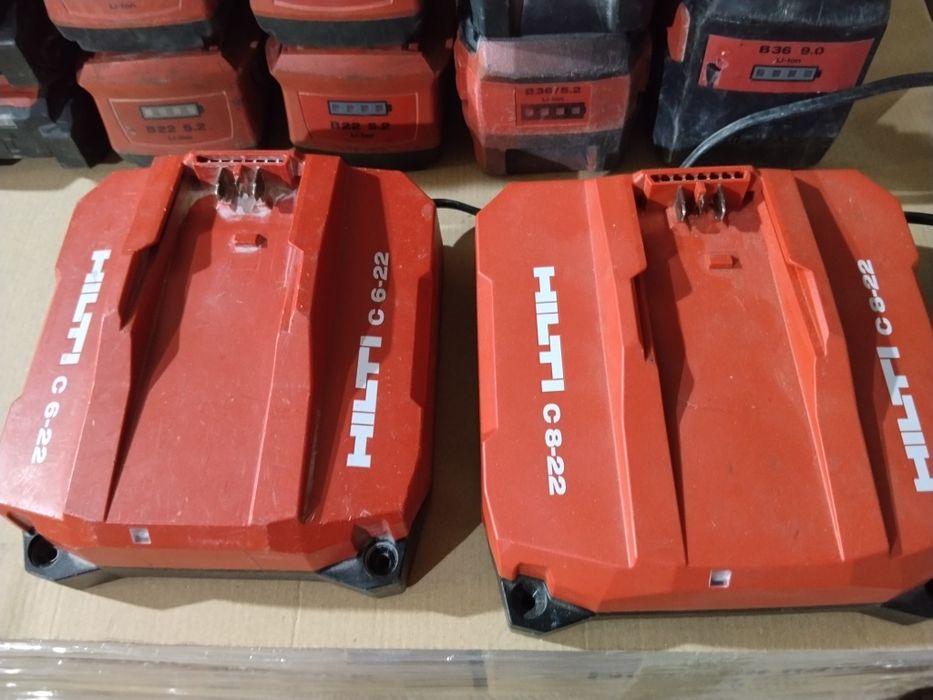 Hilti зарядни и батерии