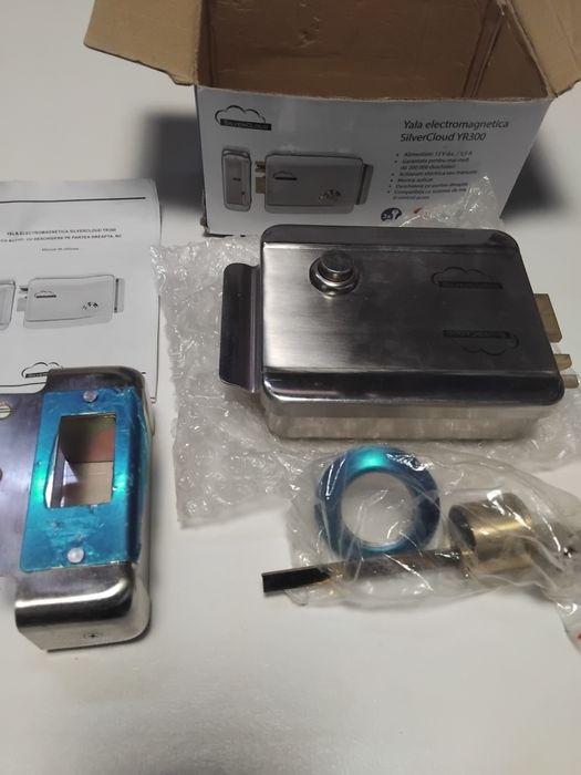 Yală electromagnetica  SilverCloud YR300 – 12V, cu chei