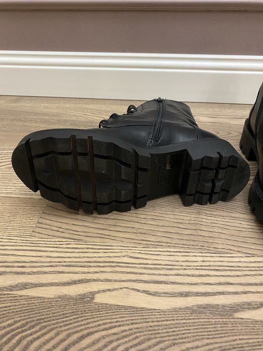 Ботинки кожаные демисезонные