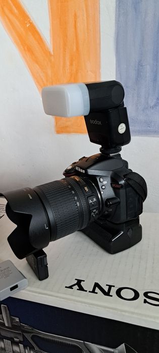 Nikon d5300,blit tt350 grip complet