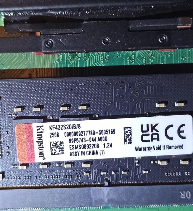 озу DDR4 8GB Kingston Fury Impact 3200MHz ноутбука