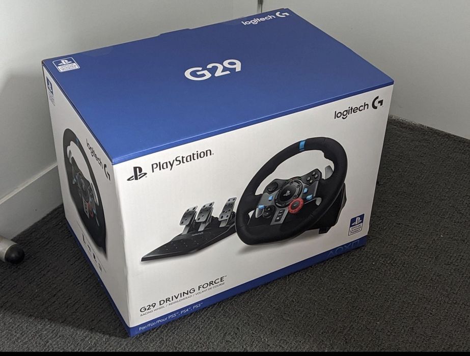 Logitech G29 – волан за PS5/PS4/PC, нов