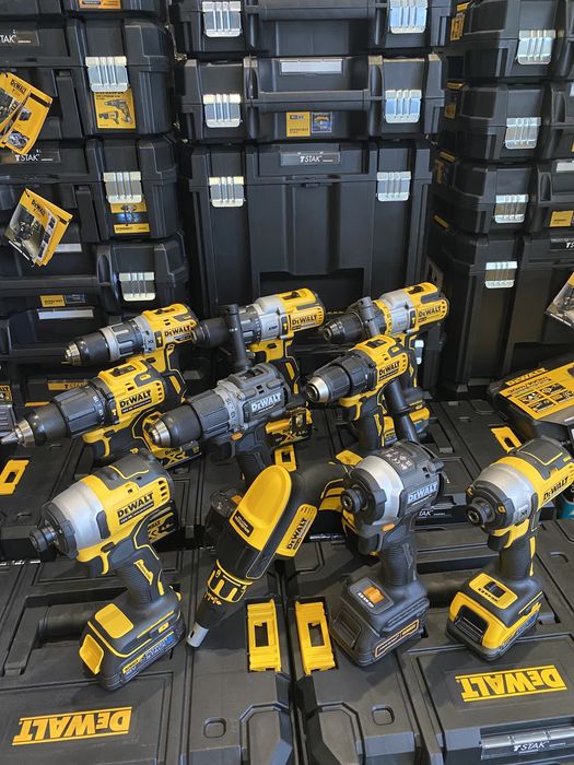 DeWALT - Перфоратор , Ъглошлайф , Винтоверт, Импакт +2бр 5Ah и Зарядно