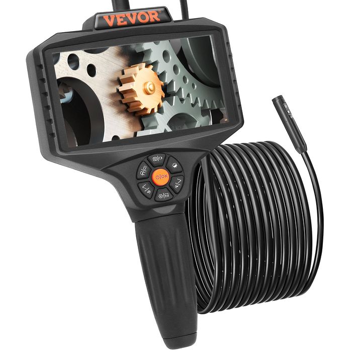 Camera Inspectie 3 Lentile,Ecran IPS 127mm,8X Zoom,10 LED,5m