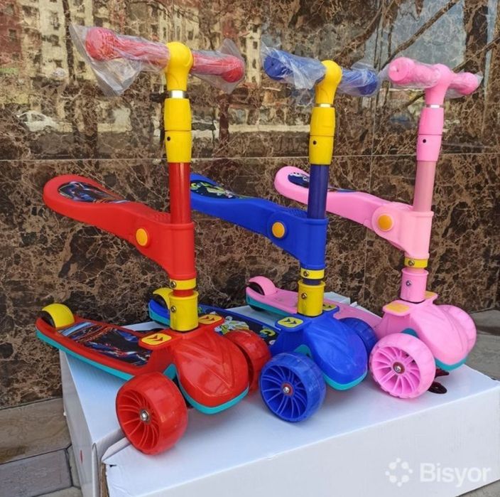 Bolalar skuteri - Детский самокат - Самокат трехколесный.