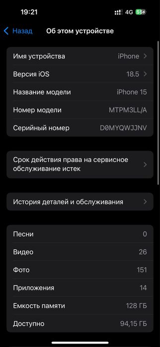 15 128гб 100%…..