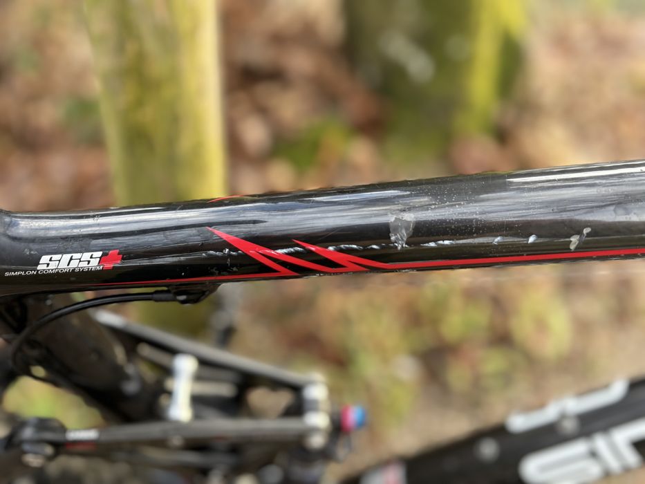 Simplon stomp full carbon ,fox